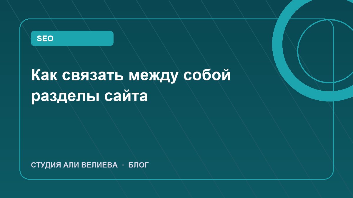 Обложка статьи: как связать между собой разделы сайта